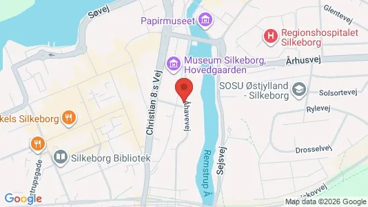 Kontorlokaler til leje i Silkeborg - Foto fra Google Street View