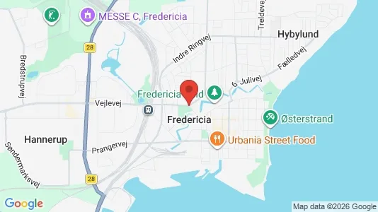 Kontorlokaler til leje i Fredericia - Foto fra Google Street View