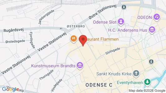 Kontorlokaler til leje i Odense C - Foto fra Google Street View