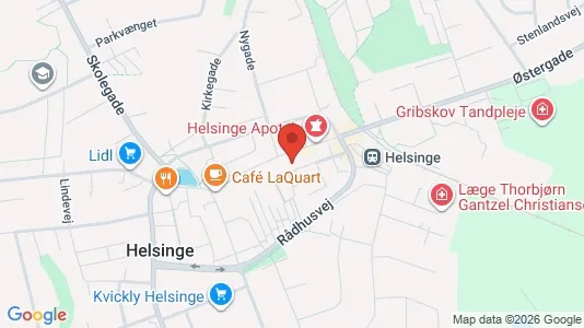 Kontorlokaler til leje i Helsinge - Foto fra Google Street View