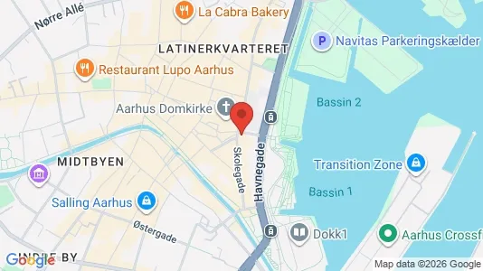 Kontorlokaler til leje i Århus C - Foto fra Google Street View