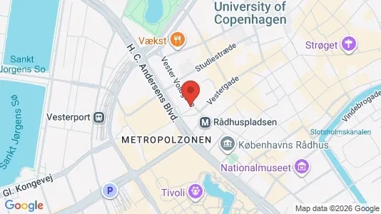 Kontorlokaler til leje i Vesterbro - Foto fra Google Street View