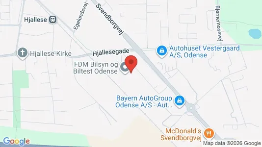 Kontorlokaler til leje i Odense S - Foto fra Google Street View
