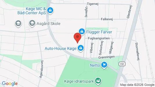 Kontorlokaler til leje i Køge - Foto fra Google Street View