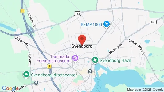 Kontorlokaler til leje i Svendborg - Foto fra Google Street View
