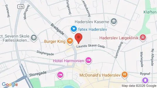 Kontorlokaler til leje i Haderslev - Foto fra Google Street View