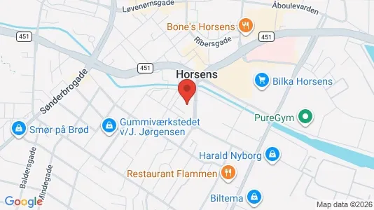 Kontorlokaler til salg i Horsens - Foto fra Google Street View