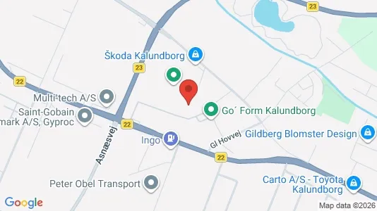 Kontorlokaler til leje i Kalundborg - Foto fra Google Street View