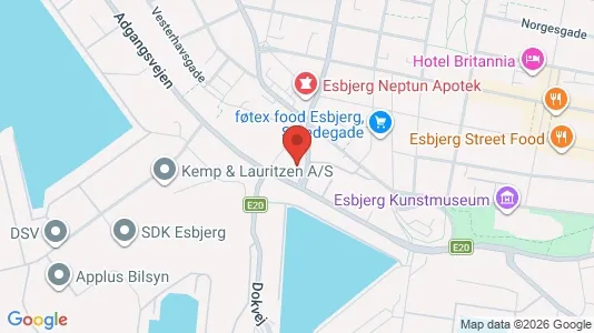 Kontorlokaler til salg i Esbjerg Centrum - Foto fra Google Street View