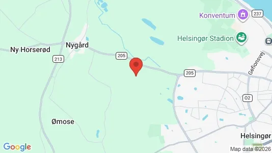 Butikslokaler til leje i Helsingør - kort over placeringen
