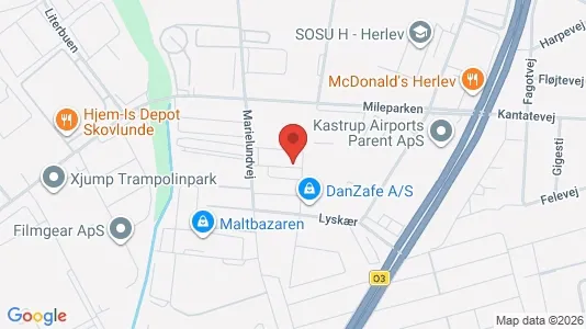 Kontorlokaler til leje i Herlev - Foto fra Google Street View