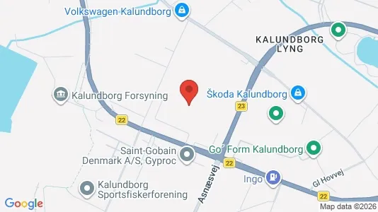 Kontorlokaler til leje i Kalundborg - Foto fra Google Street View