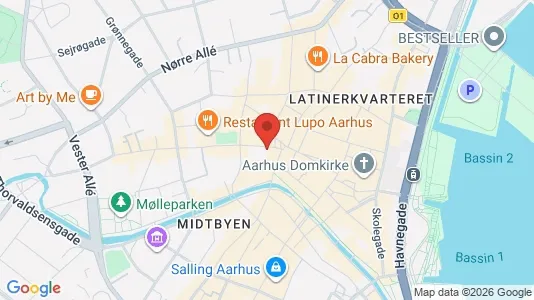 Kontorlokaler til leje i Århus C - Foto fra Google Street View