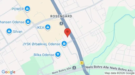 Kontorlokaler til leje i Odense SØ - Foto fra Google Street View