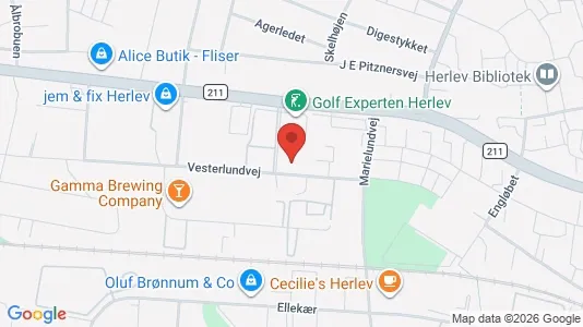 Kontorlokaler til leje i Herlev - Foto fra Google Street View