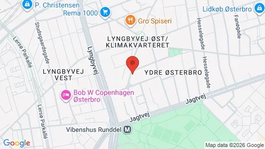 Kontorlokaler til leje i Østerbro - Foto fra Google Street View