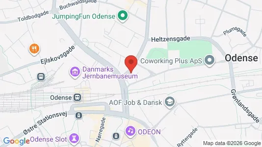 Kontorlokaler til leje i Odense C - Foto fra Google Street View