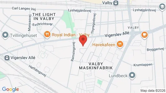 Kontorlokaler til leje i Valby - Foto fra Google Street View