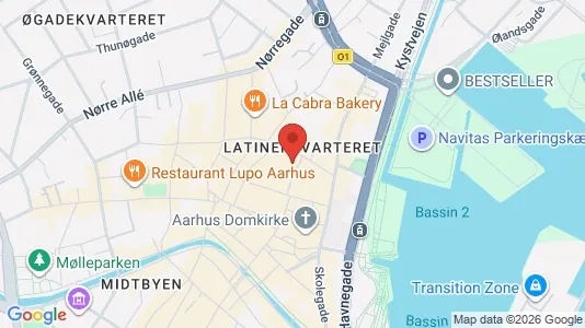 Kontorlokaler til leje i Århus C - Foto fra Google Street View