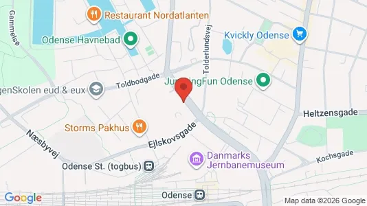Kontorlokaler til leje i Odense C - Foto fra Google Street View