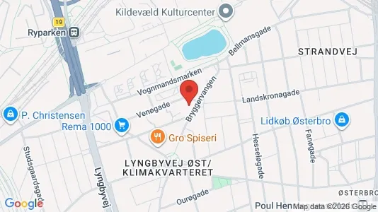 Kontorlokaler til leje i Østerbro - Foto fra Google Street View