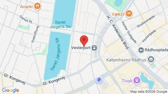 Kontorlokaler til leje i Vesterbro - Foto fra Google Street View