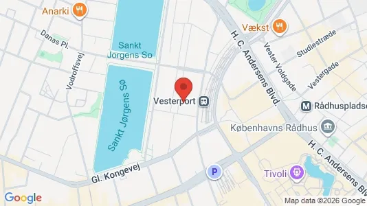 Kontorlokaler til leje i Vesterbro - Foto fra Google Street View