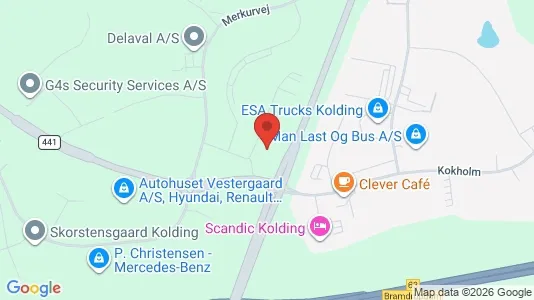 Kontorlokaler til leje i Kolding - Foto fra Google Street View
