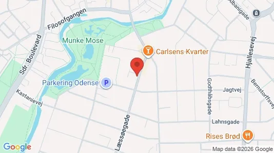 Kontorlokaler til leje i Odense C - Foto fra Google Street View
