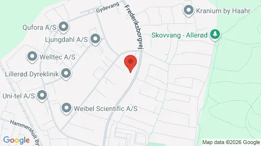 Kontorlokaler til leje i Allerød - Foto fra Google Street View
