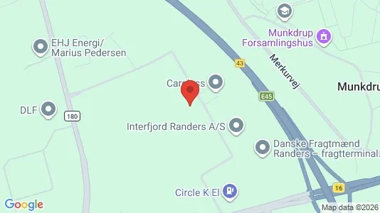 Kontorlokaler til leje i Randers SV - Foto fra Google Street View