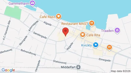 Kontorlokaler til leje i Middelfart - Foto fra Google Street View
