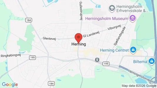 Kontorlokaler til leje i Herning - Foto fra Google Street View