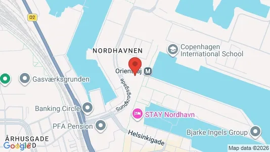 Kontorlokaler til leje i Nordhavn - Foto fra Google Street View
