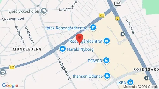 Kontorlokaler til leje i Odense M - Foto fra Google Street View