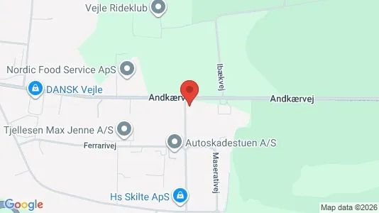 Kontorlokaler til leje i Vejle Centrum - Foto fra Google Street View