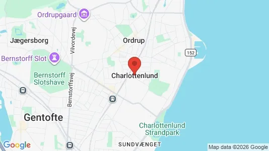 Kontorlokaler til leje i Charlottenlund - Foto fra Google Street View