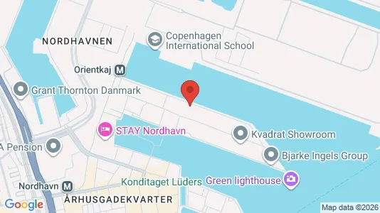 Kontorlokaler til leje i Nordhavn - Foto fra Google Street View