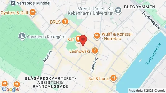 Kontorlokaler til leje i Nørrebro - Foto fra Google Street View