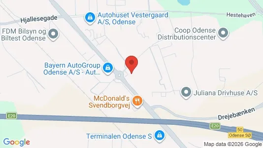 Kontorlokaler til leje i Odense S - Foto fra Google Street View