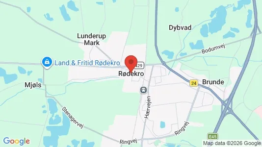 Kontorlokaler til leje i Rødekro - Foto fra Google Street View