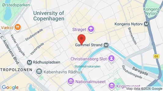 Kontorlokaler til leje i København K - kort over placeringen