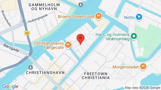 Kontorlokaler til leje i København K - kort over placeringen
