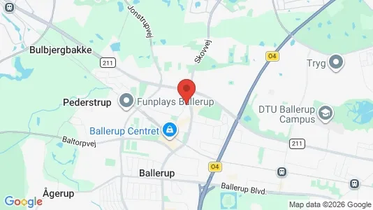 Kontorlokaler til leje i Ballerup - kort over placeringen