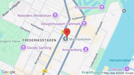 Kontorlokaler til leje i København K - kort over placeringen