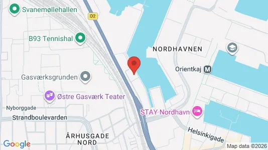 Kontorlokaler til leje i Østerbro - kort over placeringen